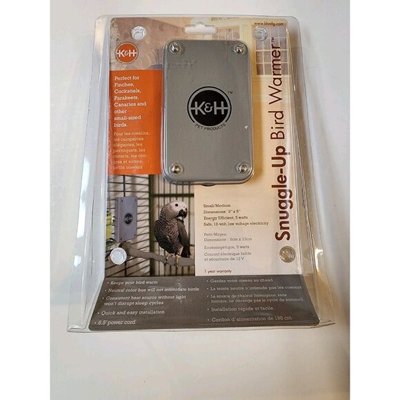 K&H Pet Products Snuggle Up Bird Warmer Gray Small/Medium 5